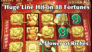 Low Rolling Aussie Slots 🎰 //Flower of Riches & 88 Fortuness