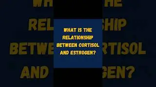 Relationship between cortisol and estrogen? 🧐🤔#trending#viral#ytshorts#naturaltreatment