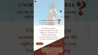 Living in Realness #22| What Does &lsquo;Healing in Motion&rsquo; Look Like for You? | Growth, Grace & Realness