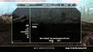 Skyrim my problem with bleak enb (and enb in general)