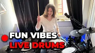 LIVE DRUMMING - EDM/Dance Playlist - Come Hang!