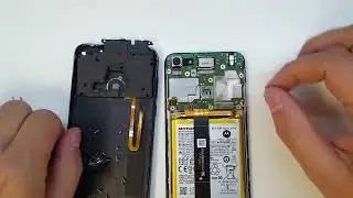 Motorola E6 Play disassembly LCD replacement
