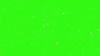 Large Snowflakes on Christmas Day Green Screen | Snowflakes