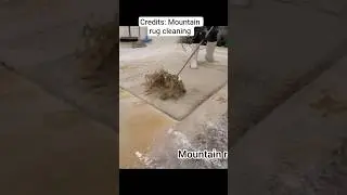 #rugscleaning #satisfying #woolrugcleaning #carpetscraping #relaxing #carpetcleaning