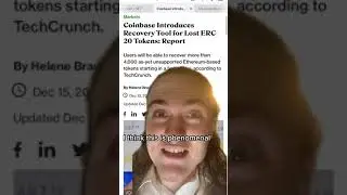 Coinbase Is Recovering Lost Funds