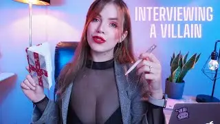 ASMR FLIRTY JOURNALIST INTERVIEWS VILLAIN