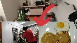 Adiós navidad motivación para sacar la decoración navideña +preparando tortillas de yuca 