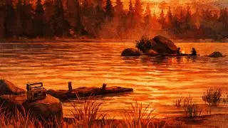 Firewatch Forest Sunset Lake Party 🌅 | 1 Hour Chill Music & Girls Vibes