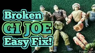 HOW TO FIX A BROKEN GI JOE TOY