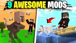 9 Minecraft Mods 😁