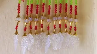 DIY colourful beads door hanging 