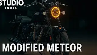 INSANE Royal Enfield Meteor 350 MOD! 🔥 | Full Custom Build by Bullet Studio India