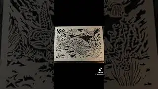 Scroll saw sea turtle