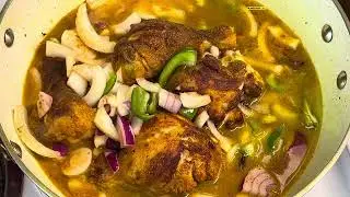 Curry Chicken With Boiled Dumplings