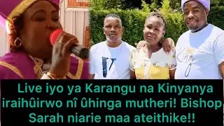 Si mtu mzuri ata kidogo! Ashirika aria Bishop Sarah atungataga kuubura thiri nene.