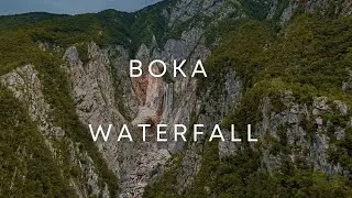Boka The Biggest Waterfall In Slovenia In 4K | DJI Mini 4 Pro