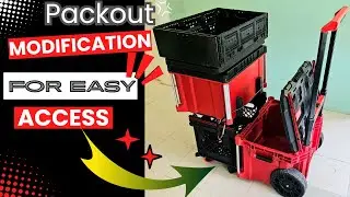DIY Packout modification for easy access to tools