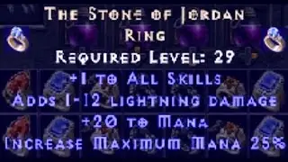 Where to Farm for The Stone of Jordan Ring - Diablo 2 Resurrected