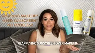 Sunscreen makeup setting spray