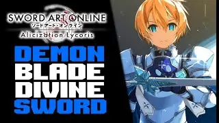How to get DEMONBLADE CRIMSON STREAM DIVINE WEAPON! Sword Art Online Alicization Lycoris Gameplay