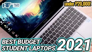 Best Budget Student Laptops You Can Buy Online 2021 & 2022 - Basic Work & Online Class under P20,000
