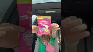 Trying Smart Sweet&rsquo;s NEW Barbie ￼Pink Lemonade Dream Gummies #viral #foodreview #healthy #newflavor