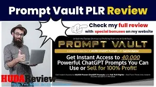 Prompt Vault PLR review | Demo | Bundle | Huge Bonus | Discount Coupon