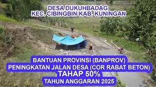 BANTUAN PROVINSI PENINGKATAN JALAN DESA PROSES 50%