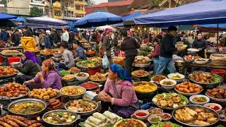  Vietnam&rsquo;s Highland Market Culture 🇻🇳 | Simple & Rustic Local Life | Watch & Subscribe