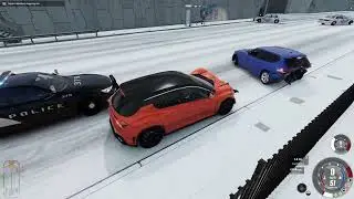 Карта снежного покрова западного побережья BeamNG Drive
