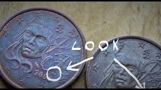Diferences and information of coins 5 Euro cent 2008 2011 France