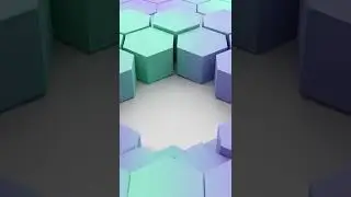 😌 Geometric blocks perfectly tessellate, smoothly sliding into... #Shorts