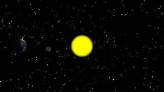 Sun, earth, moon animation