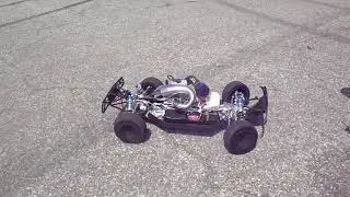 Full Trottle Komson's Losi 5T with an ALX 50CC MOTOR at Floyd Bennet Fiel