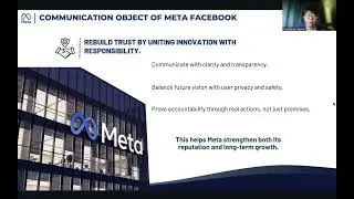 Meta Facebook company narrative (Communication Object of Meta Facebook)