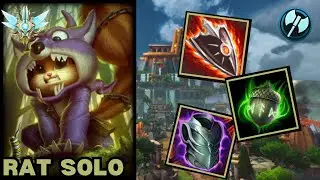 CRAZY RAT FULL HEALING BUILD!!! - GRANDMASTERS RATATOSKR SOLO SMITE