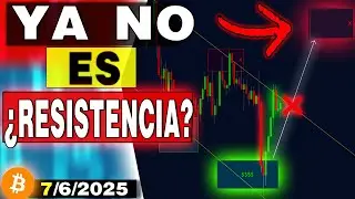 🔥BITCOIN🔥&iquest;NO SE VA AFRENAR? HASTA DONDE PUEDE SUBIR?🤔 ✅Proyecci&oacute;n y An&aacute;lisis de BITCOIN Hoy✅