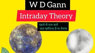 W. D. GANN INTRADAY THEORY - Know in advance whether to buy or sell tomorrow