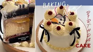 Baking My Sister&rsquo;s Dream Birthday Cake | BAKING VLOG