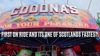 FIRST ON RIDE AND ITS ONE OF SCOTLAND'S FASTEST #Burntisland #Waltzer #funfair2025 #onride
