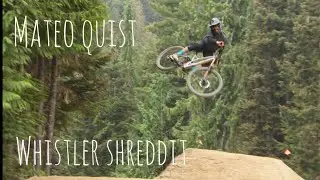 Mateo Quist shreds the Whistler bike park