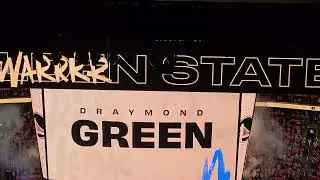 2025 NBA Playoffs: Golden State Warriors Starting Lineup Introduction! (4K)