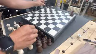 Folding chess board prototype #1