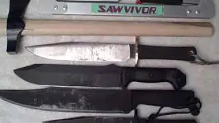 Large Survival Knife Field Test