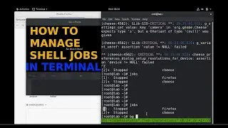 P1_6A-: HOW TO CONTROL SHELL JOBS IN LINUX TERMINAL #LnwTutorials #CENTOS8