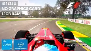 F1 2013 on Low End PC &bull; i3-1215U + Intel UHD Graphics + 12GB RAM