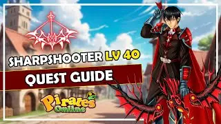 Pirates Online - Sharpshooter lv 40 Changing Class Tutorial  - Fast Guide Quest (com legendas PT-BR)