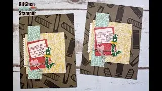 Stampin' Up! Check You Out July 2019 Paper and Ink Card Class Video 3 of 4 Kitchen Table Stamper