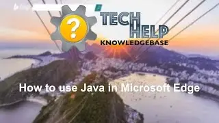 How to use Java in Microsoft Edge