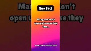 Many men don't open up because they fear...  #psychologyfacts #shorts